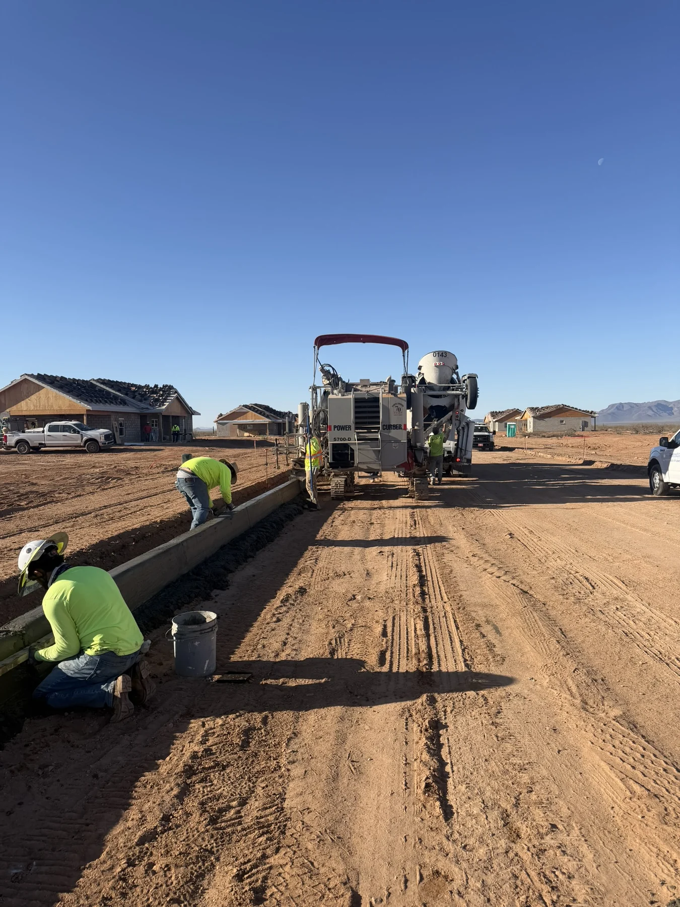 Residential concrete construction at TOKA Residential Housing